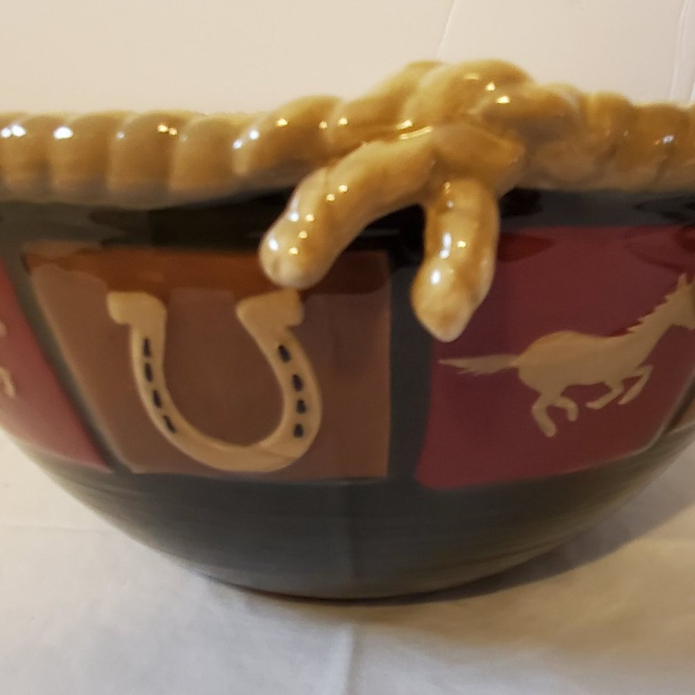 Happy Trails ROPE RIM Bowl - Picture 4 of 16